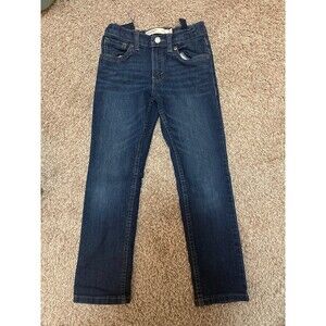 NWOT Levi Strauss Signature Boys Jeans Size 7 Slim Dark Wash